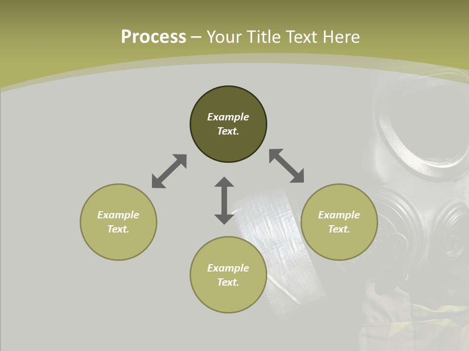 Warfare Gas Mask PowerPoint Template
