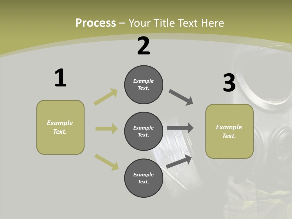 Warfare Gas Mask PowerPoint Template