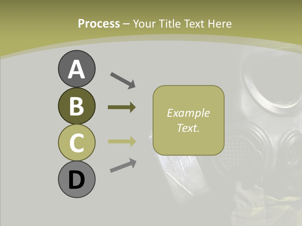 Warfare Gas Mask PowerPoint Template