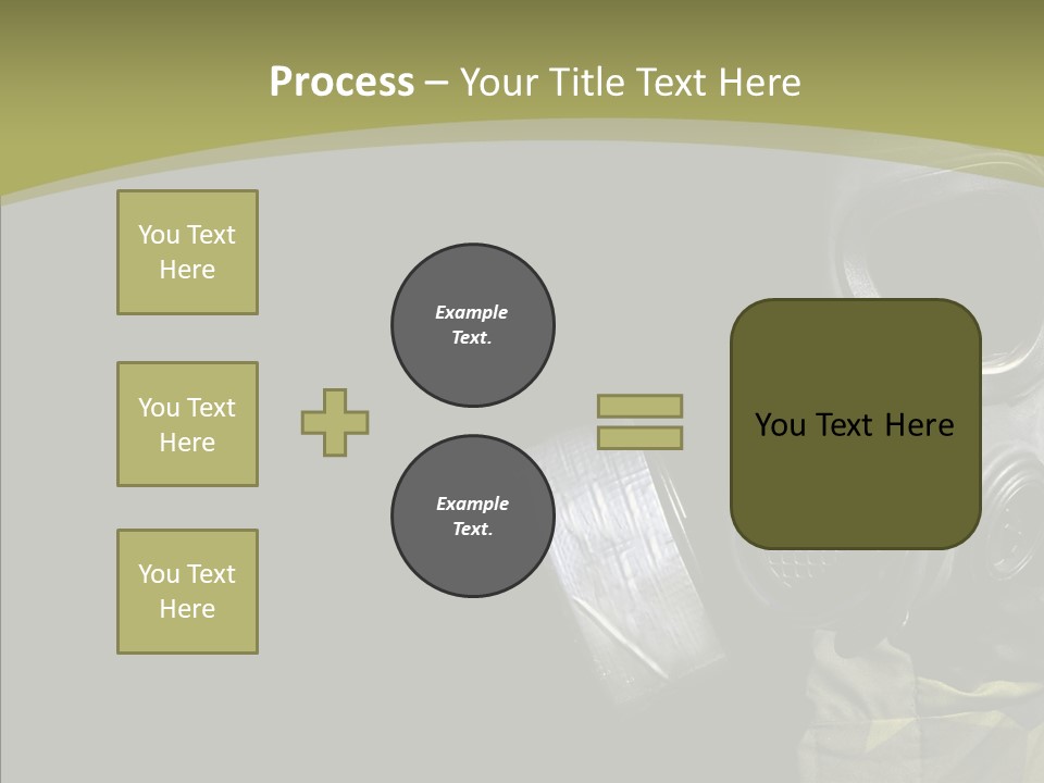 Warfare Gas Mask PowerPoint Template