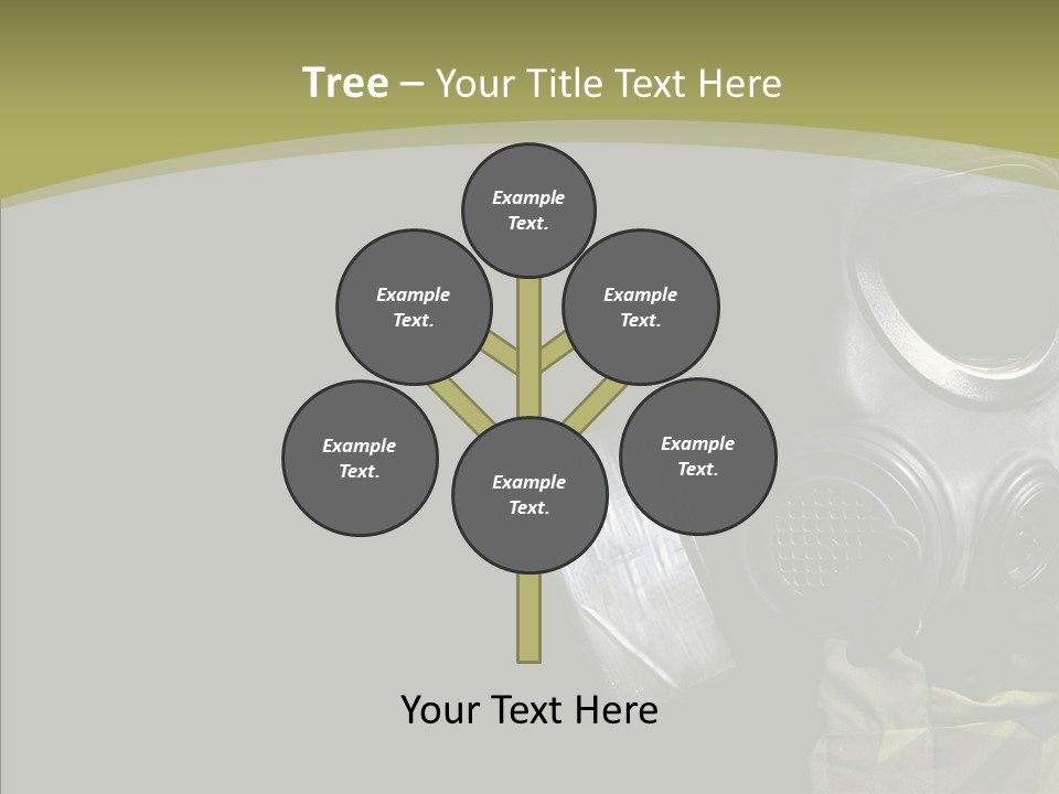 Warfare Gas Mask PowerPoint Template