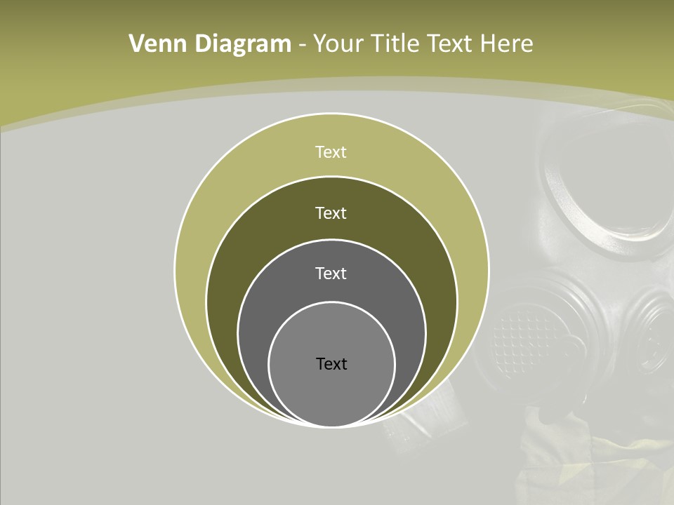 Warfare Gas Mask PowerPoint Template