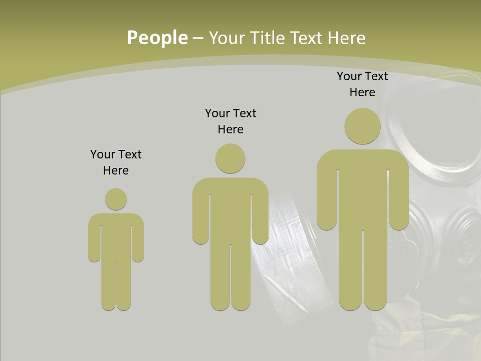 Warfare Gas Mask PowerPoint Template