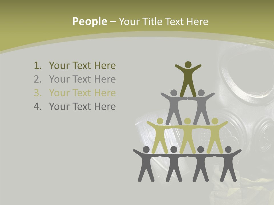 Warfare Gas Mask PowerPoint Template