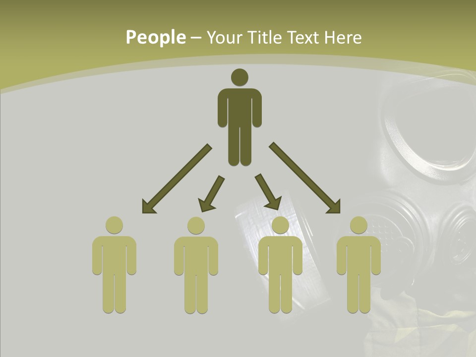 Warfare Gas Mask PowerPoint Template