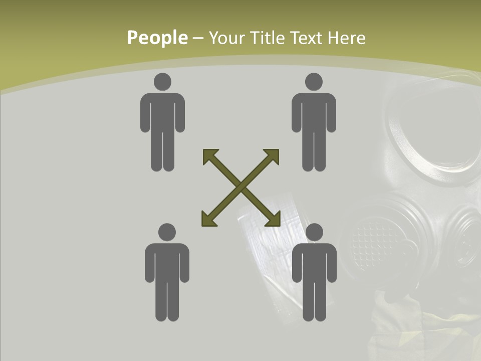 Warfare Gas Mask PowerPoint Template
