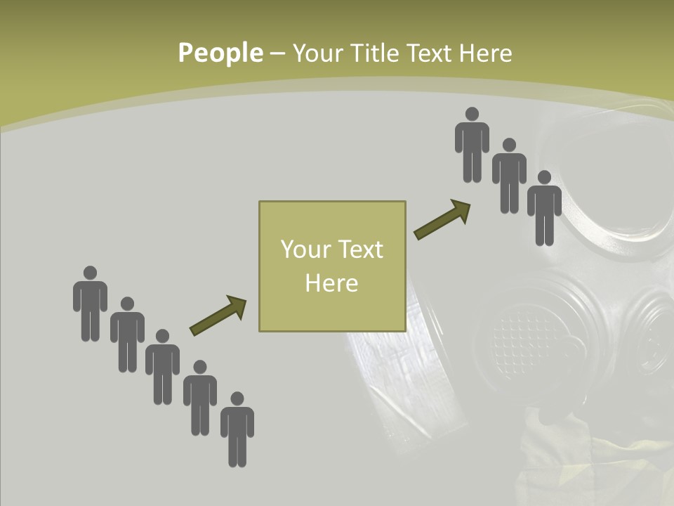 Warfare Gas Mask PowerPoint Template