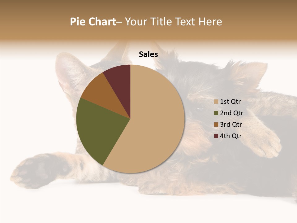 Beauty Puppy Stem PowerPoint Template