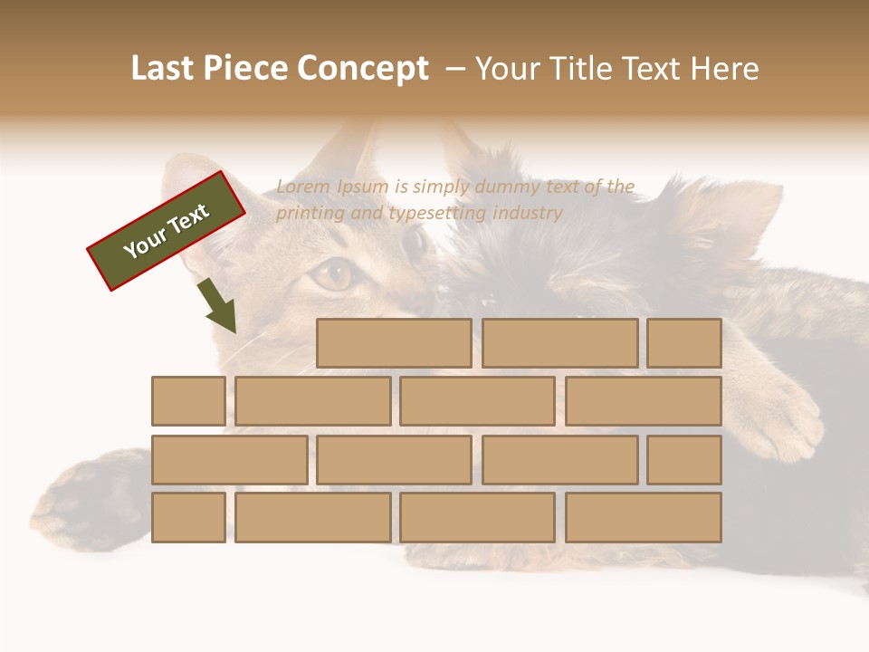 Beauty Puppy Stem PowerPoint Template
