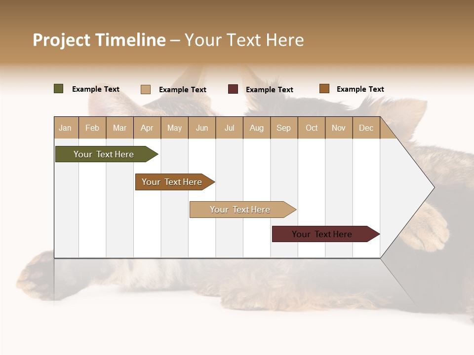 Beauty Puppy Stem PowerPoint Template