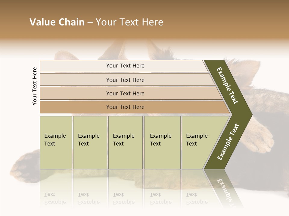 Beauty Puppy Stem PowerPoint Template