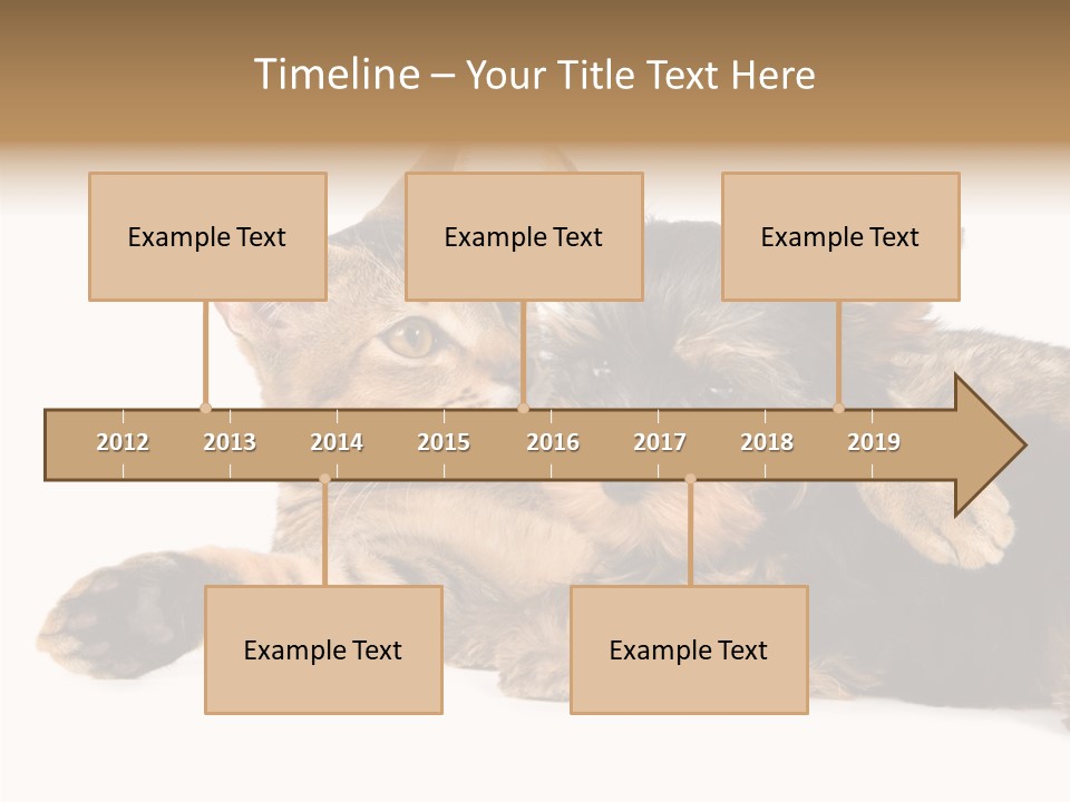 Beauty Puppy Stem PowerPoint Template