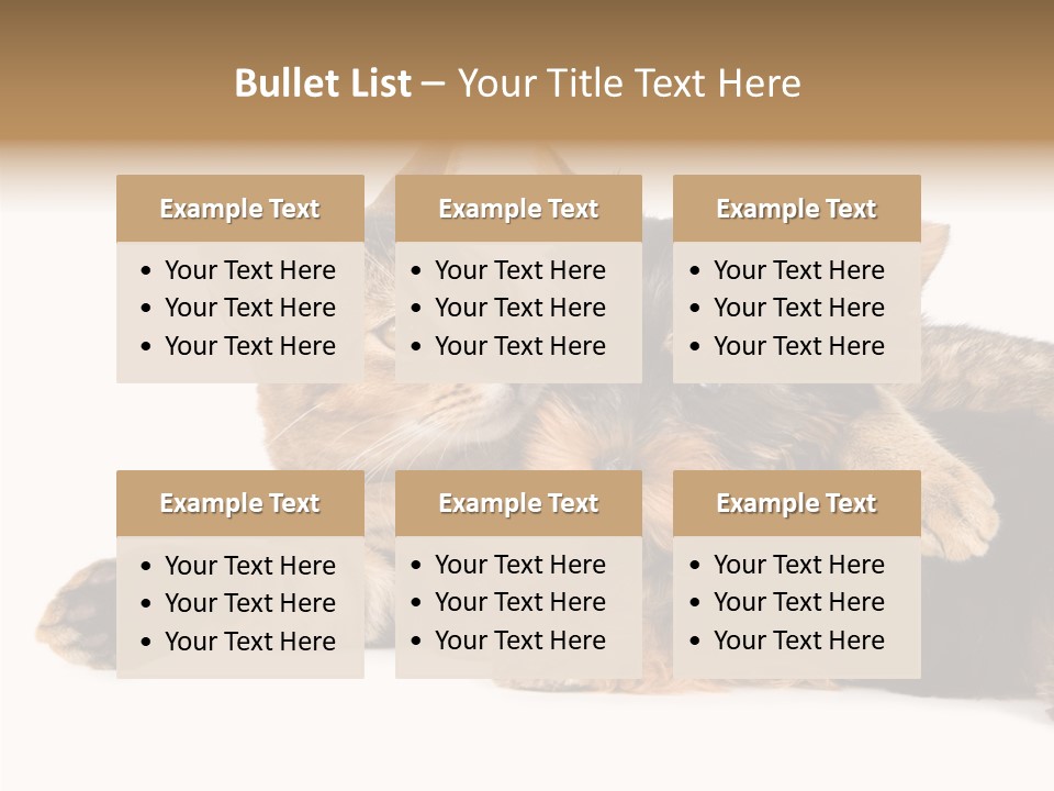 Beauty Puppy Stem PowerPoint Template