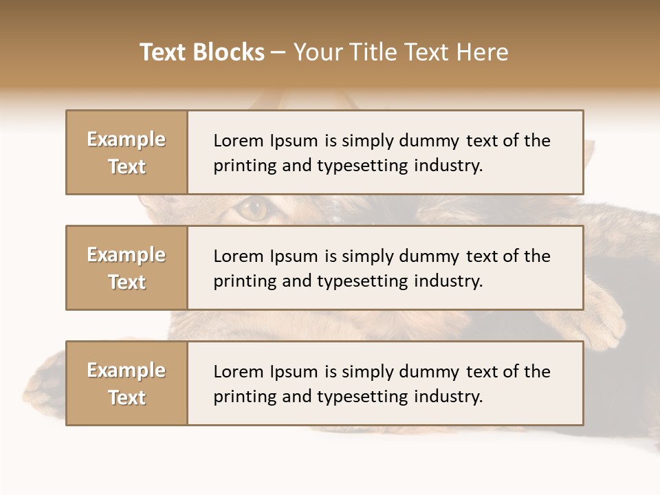 Beauty Puppy Stem PowerPoint Template