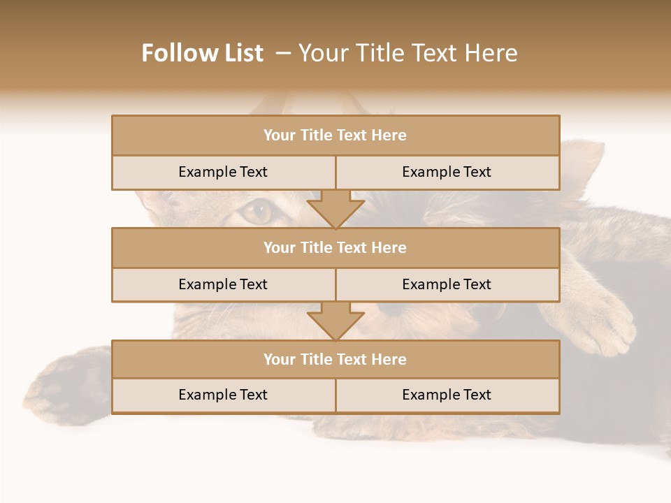 Beauty Puppy Stem PowerPoint Template