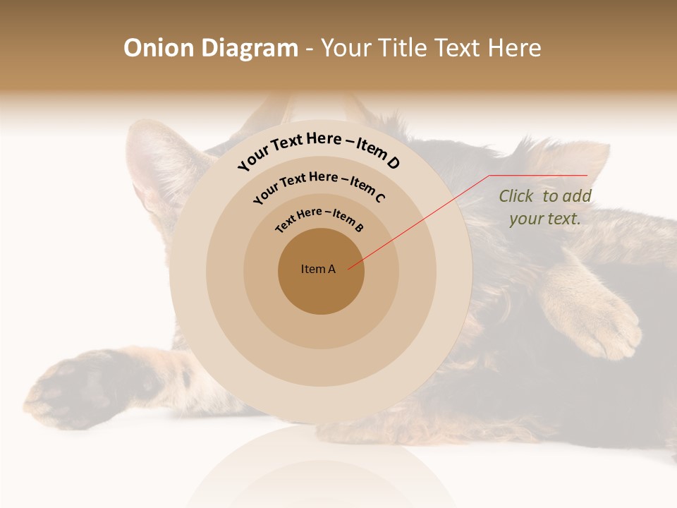 Beauty Puppy Stem PowerPoint Template