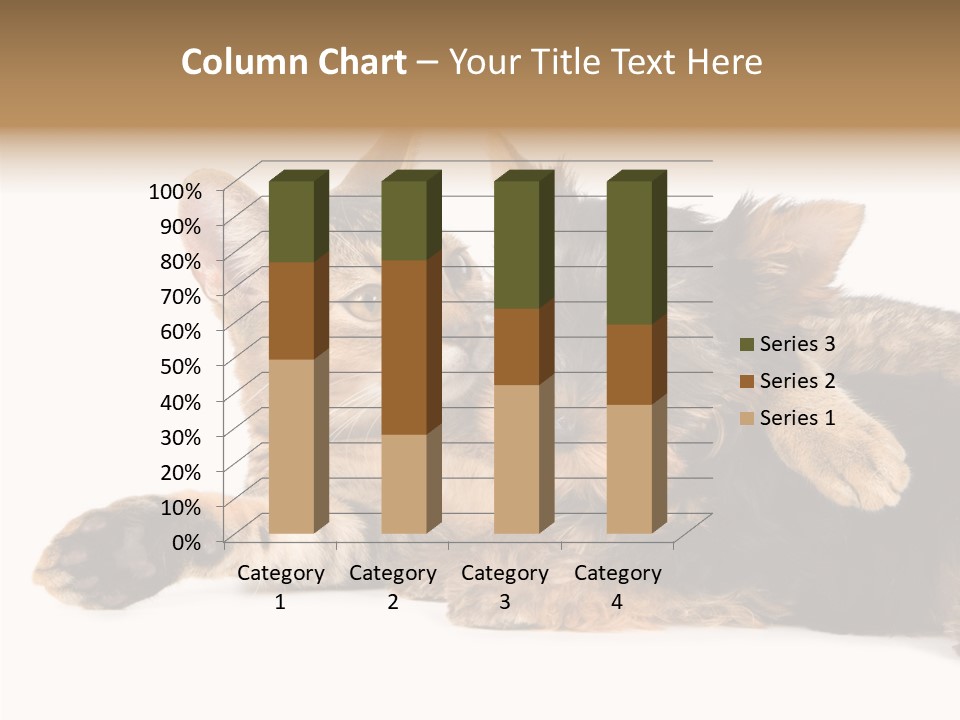 Beauty Puppy Stem PowerPoint Template