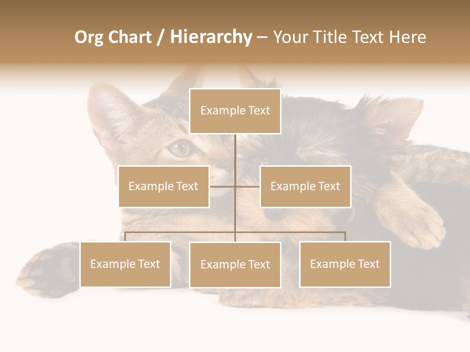 Beauty Puppy Stem PowerPoint Template