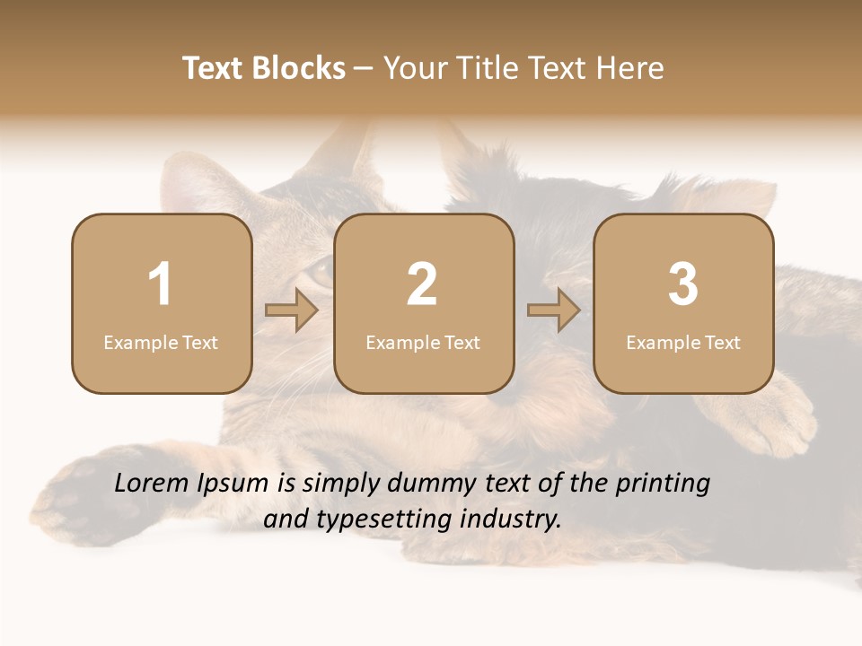 Beauty Puppy Stem PowerPoint Template