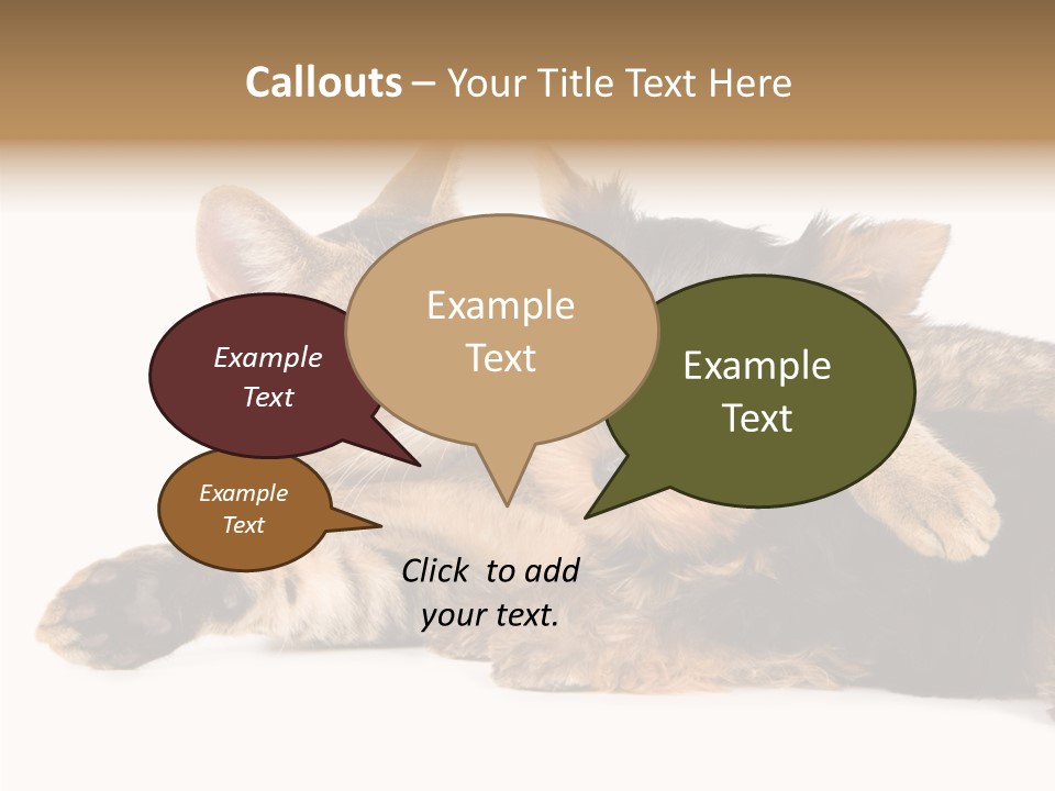 Beauty Puppy Stem PowerPoint Template