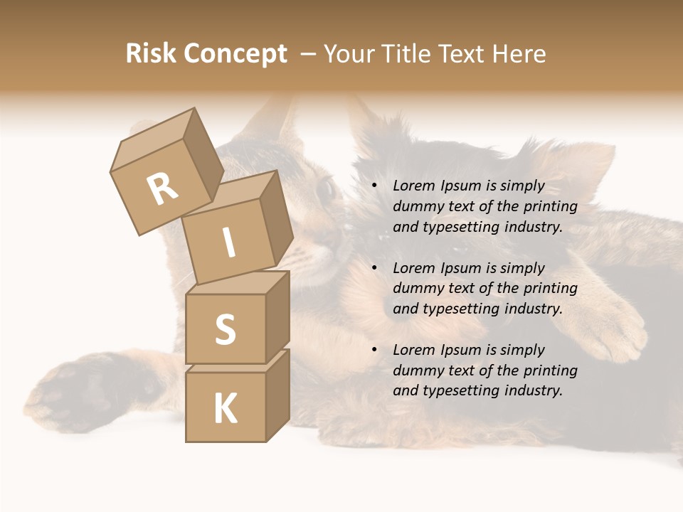 Beauty Puppy Stem PowerPoint Template