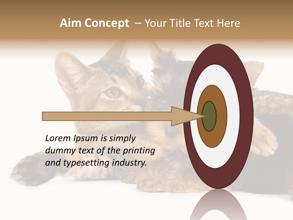 Beauty Puppy Stem PowerPoint Template