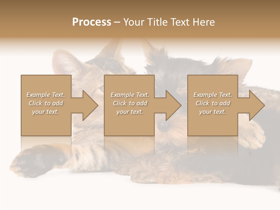Beauty Puppy Stem PowerPoint Template