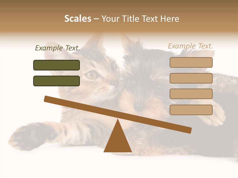 Beauty Puppy Stem PowerPoint Template