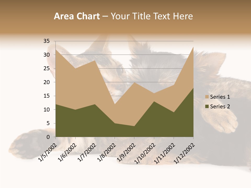 Beauty Puppy Stem PowerPoint Template
