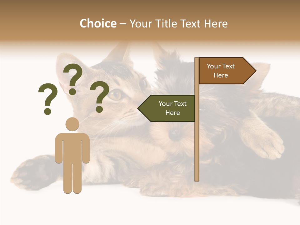 Beauty Puppy Stem PowerPoint Template