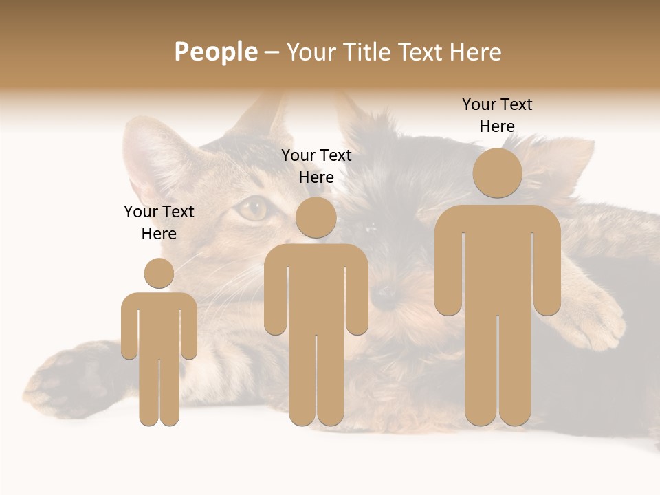 Beauty Puppy Stem PowerPoint Template