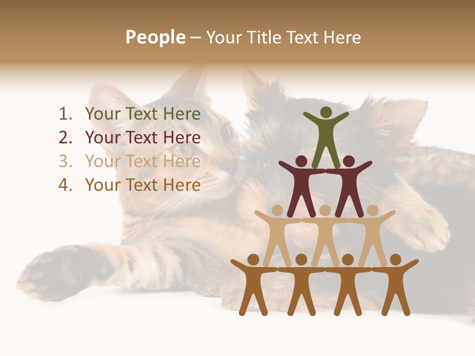 Beauty Puppy Stem PowerPoint Template