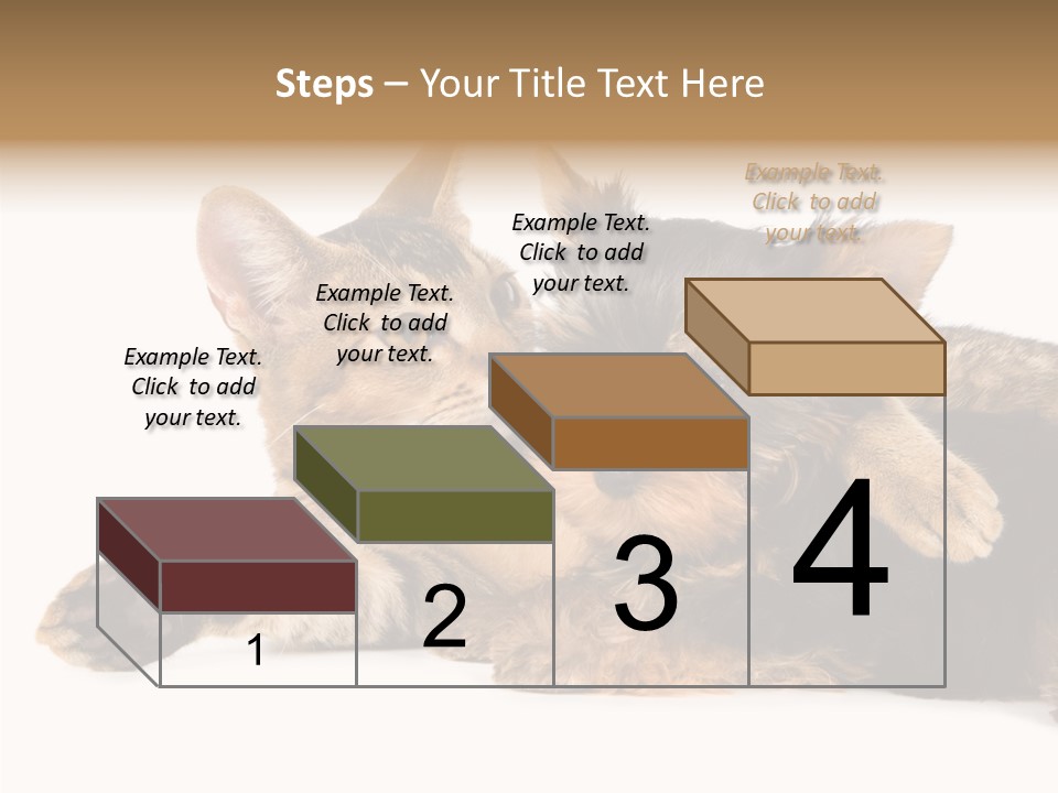 Beauty Puppy Stem PowerPoint Template