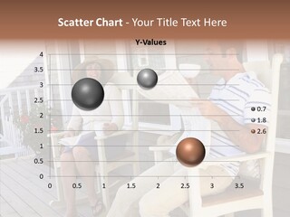 Man Porch House PowerPoint Template