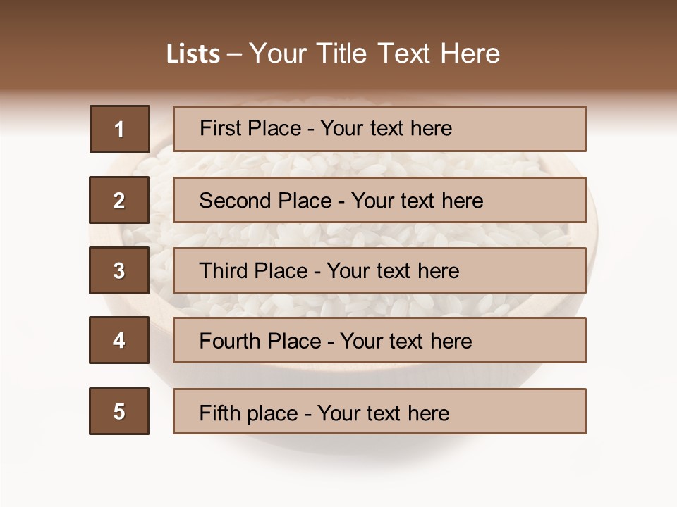 Meal Basmati Ethnicity PowerPoint Template