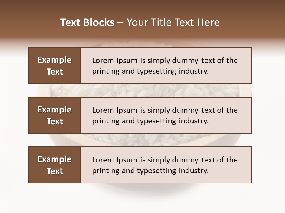 Meal Basmati Ethnicity PowerPoint Template