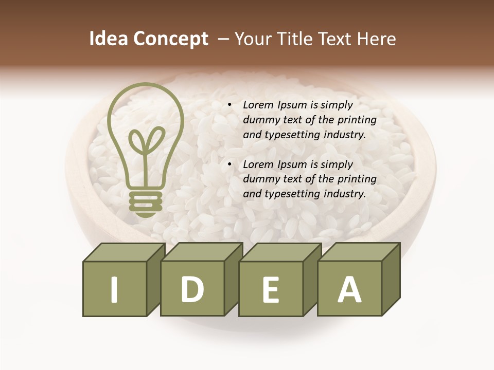 Meal Basmati Ethnicity PowerPoint Template