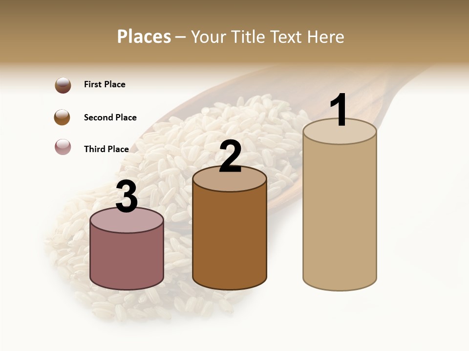 East White Meal PowerPoint Template