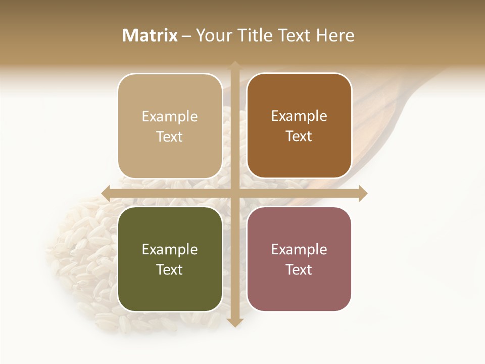 East White Meal PowerPoint Template