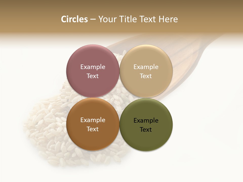 East White Meal PowerPoint Template