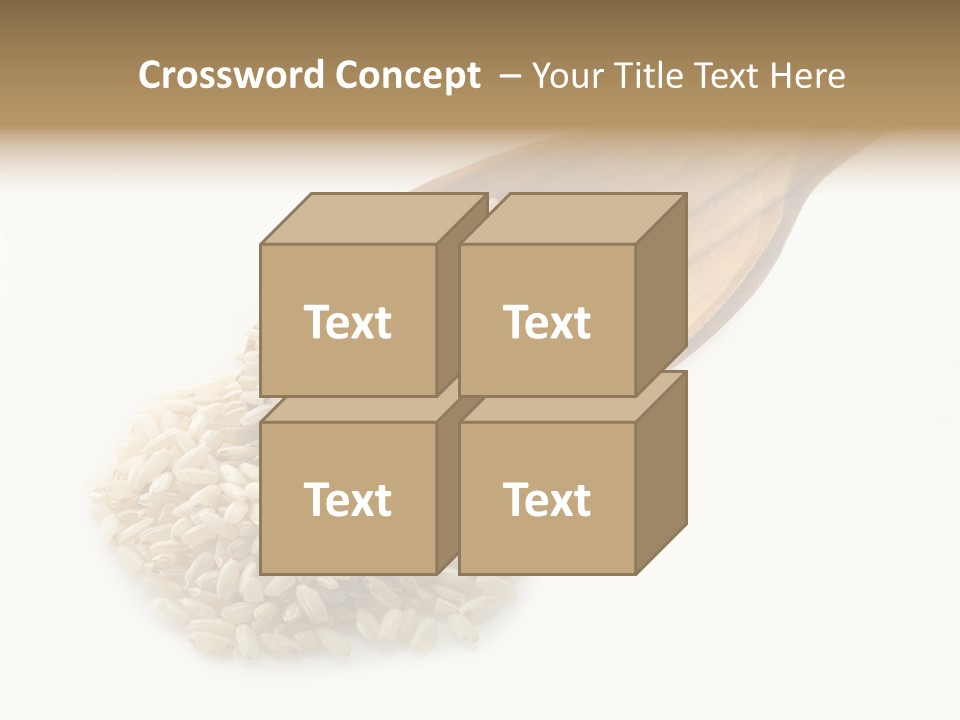 East White Meal PowerPoint Template