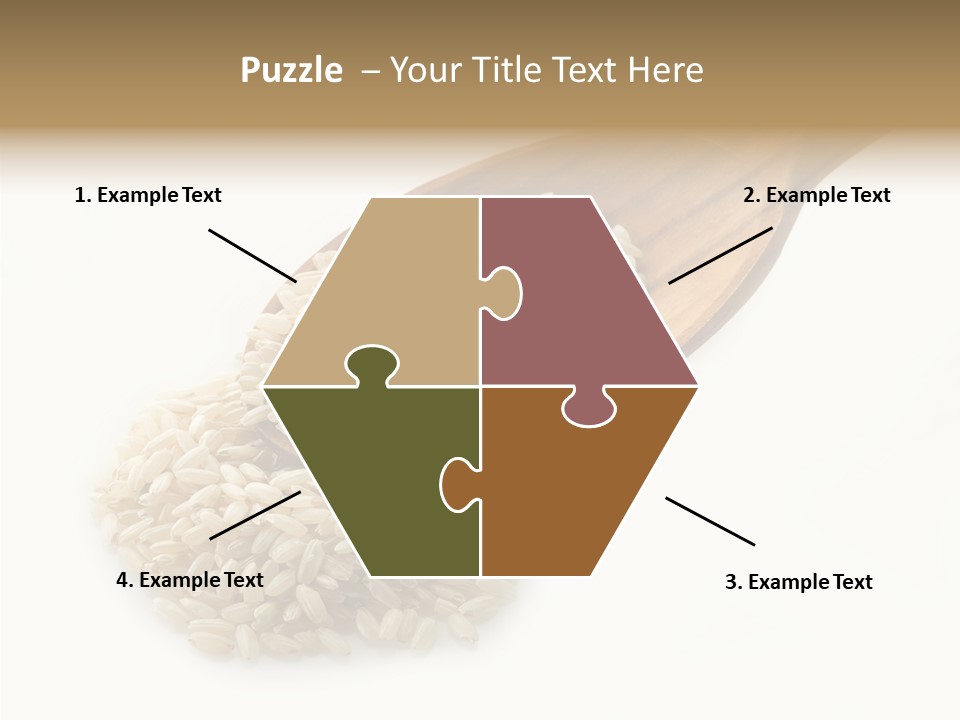 East White Meal PowerPoint Template