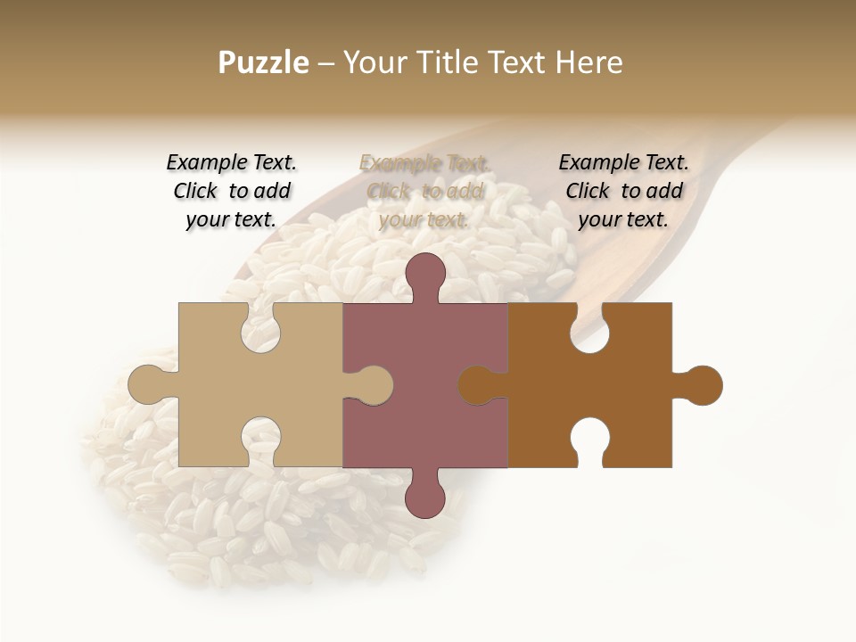 East White Meal PowerPoint Template