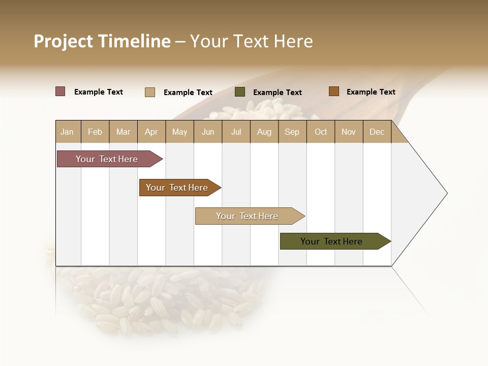 East White Meal PowerPoint Template