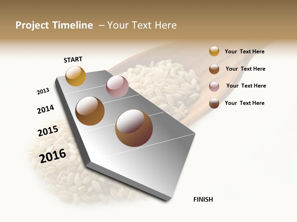 East White Meal PowerPoint Template