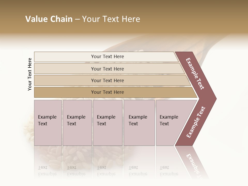 East White Meal PowerPoint Template
