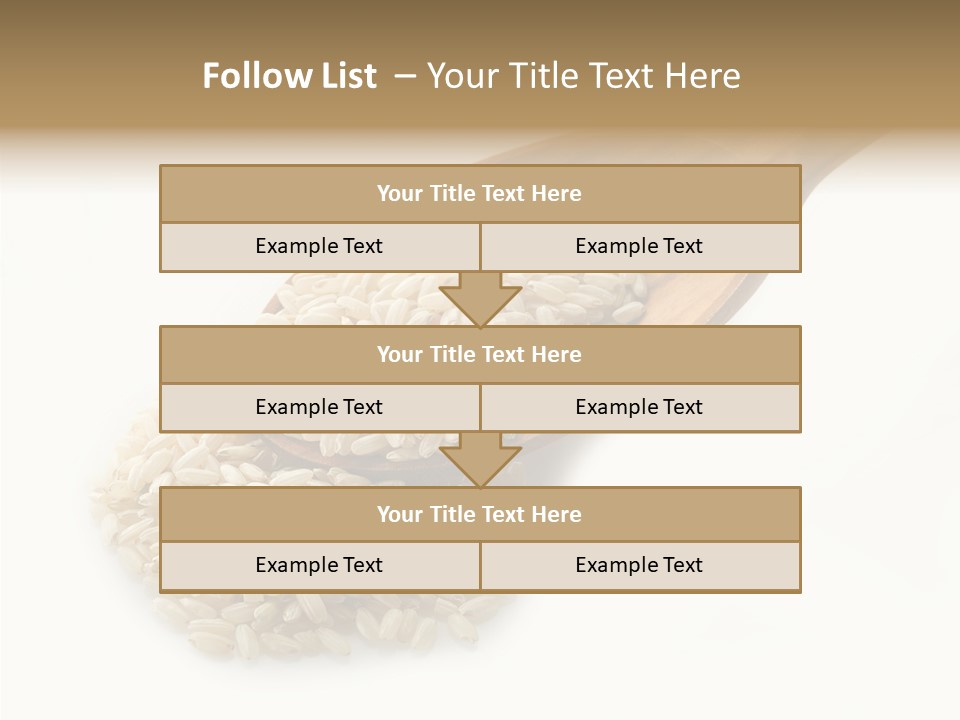 East White Meal PowerPoint Template