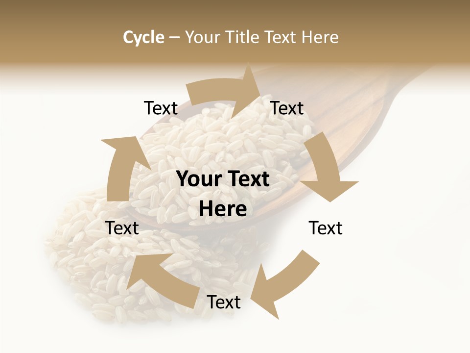 East White Meal PowerPoint Template