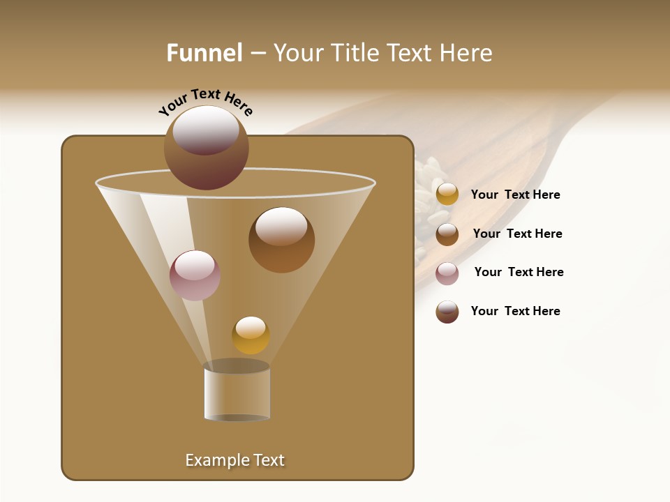 East White Meal PowerPoint Template