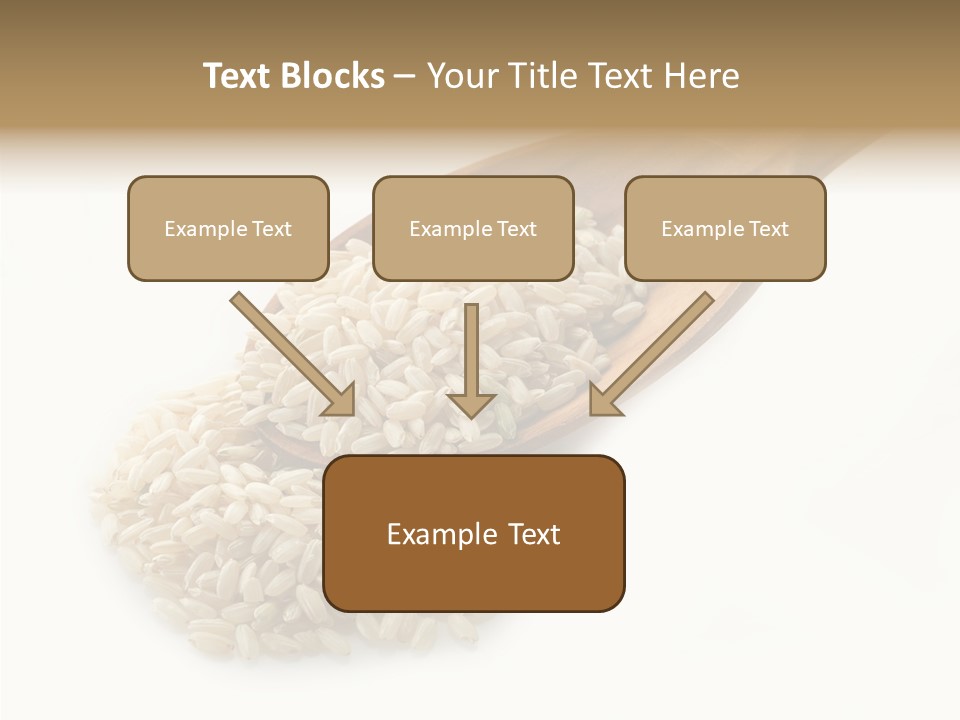 East White Meal PowerPoint Template